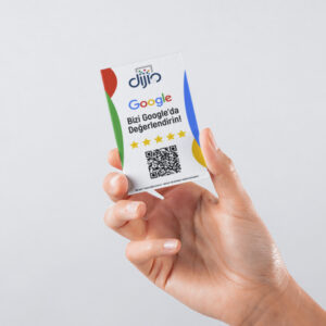 Google Yorum Kartı NFC ve QR Kodlu
